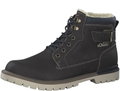 s.Oliver Winter Stiefelette 5-16253-29-302 - gefüttert, seitlicher Reissverschluss - dunkelbraun Herren